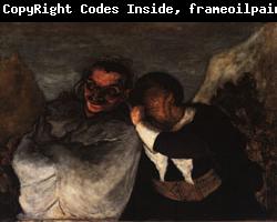 Honore  Daumier Crispin and Scapin